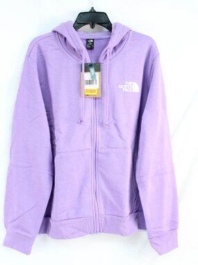 The North Face Sweatshirt Top Hoodie Full Zip-up in Granite Purple